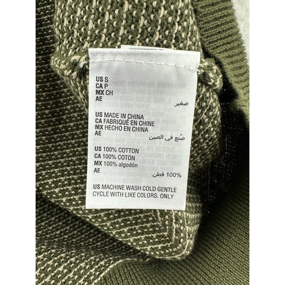 Club Room, Men's Elevated Tonal Texture Sweater Olive Size Small MSRP $65 - Picture 5 of 10